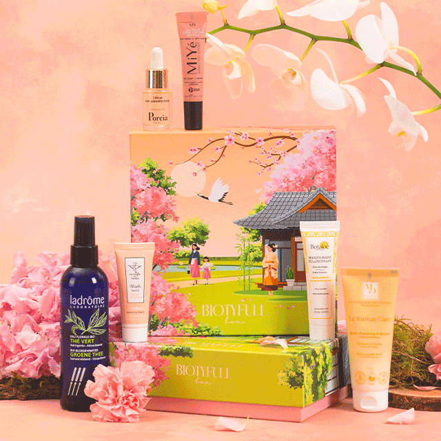 Biotyfull Box Voyage en Corée de septembre et ses cosmétiques bio