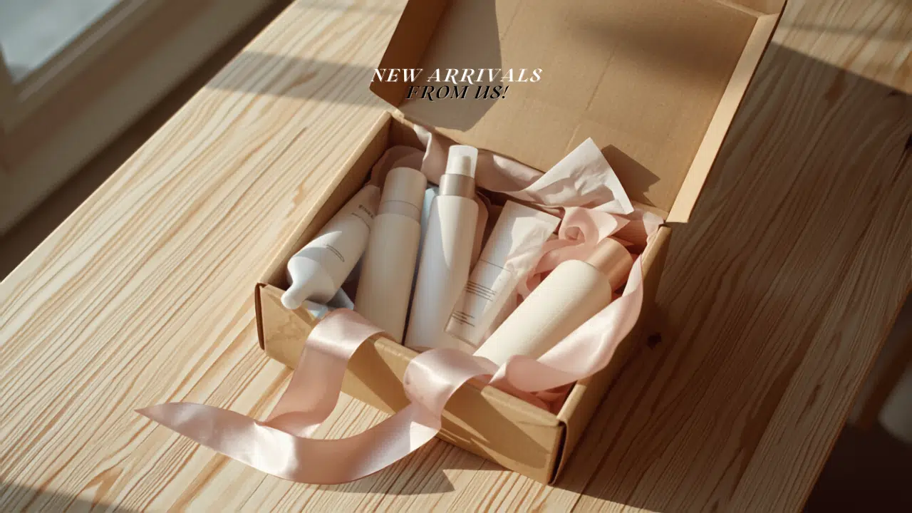 Box cadeau par abonnement ouverte avec des produits de beauté
Box par abonnement