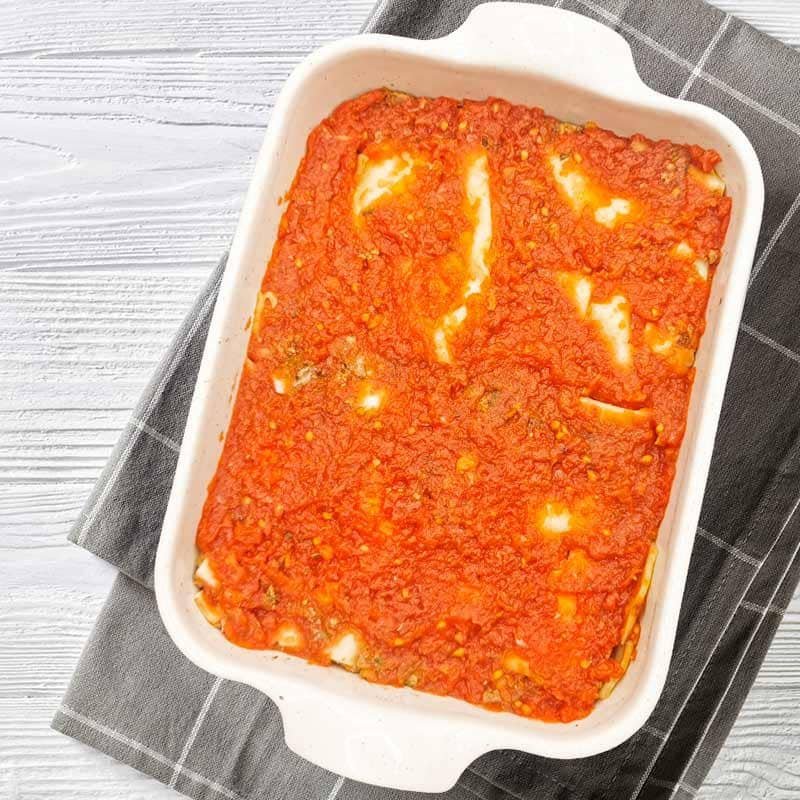 Lasagnes au bœuf du programme minceur Cheef