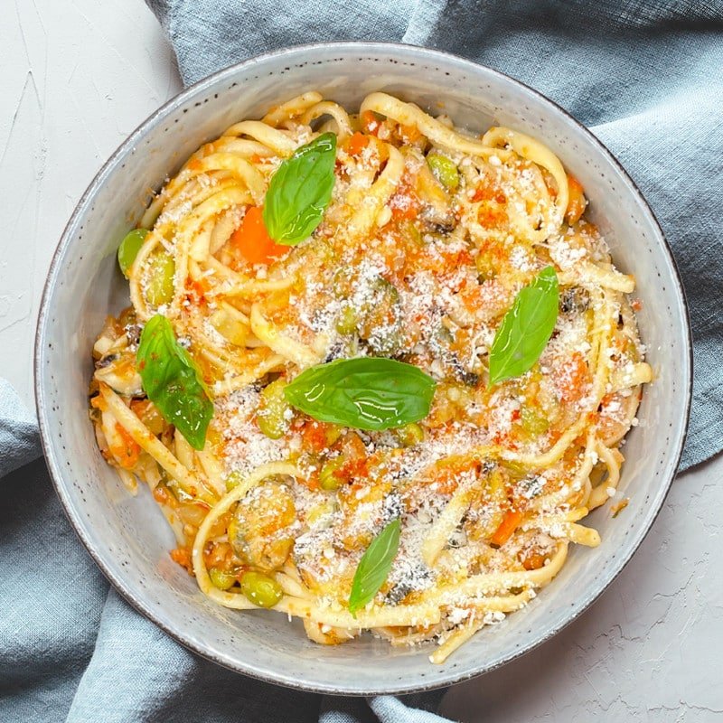 Linguine aux fruits de mer, plat minceur Cheef