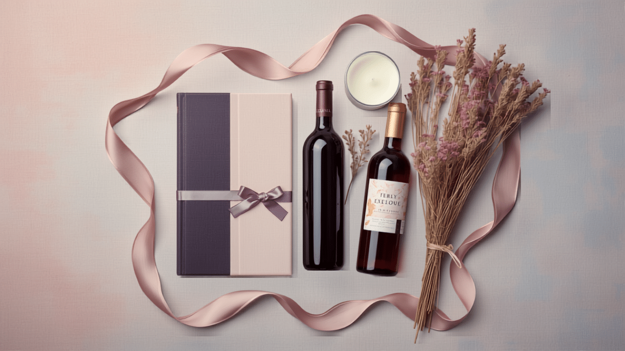 Sélection d’idées cadeaux pour femme : coffret, livre, vin, bougie et fleurs