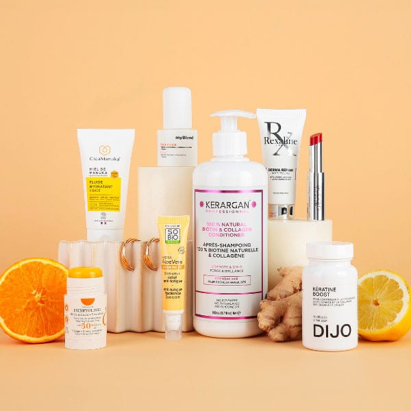 Contenu de la Box Bonne Mine My Beauty Factory : soins, compléments et rouge à lèvres