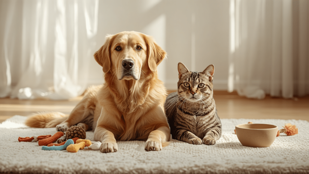 Chien et chat, cadeaux pour amoureux des animaux