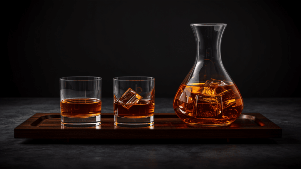 Verres de whisky pour un cadeau