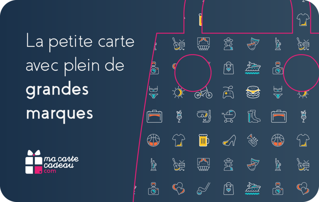 E-carte cadeau multi-enseignes Ma Carte Cadeau, valable dans plein de grandes marques