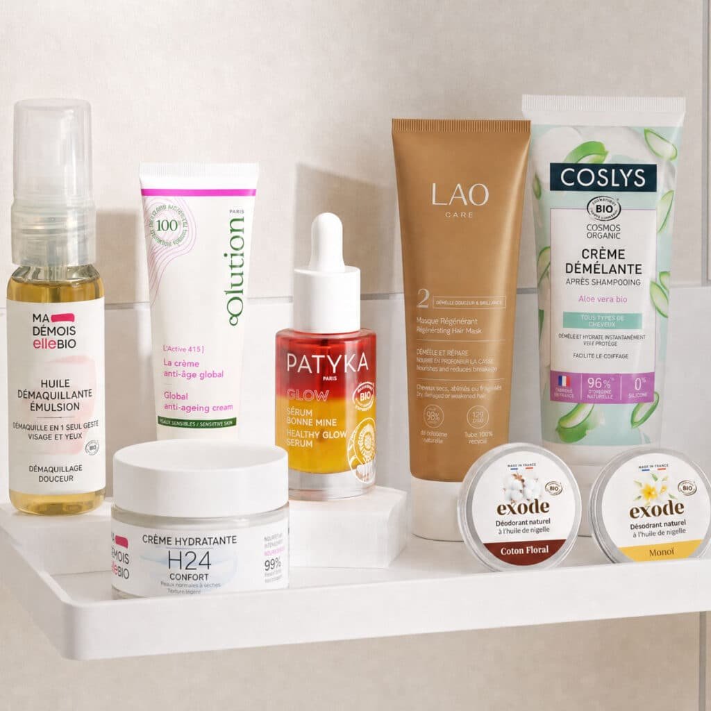 Les 8 soins de la sélection septembre-octobre 2026 de la box Mademoiselle Bio
