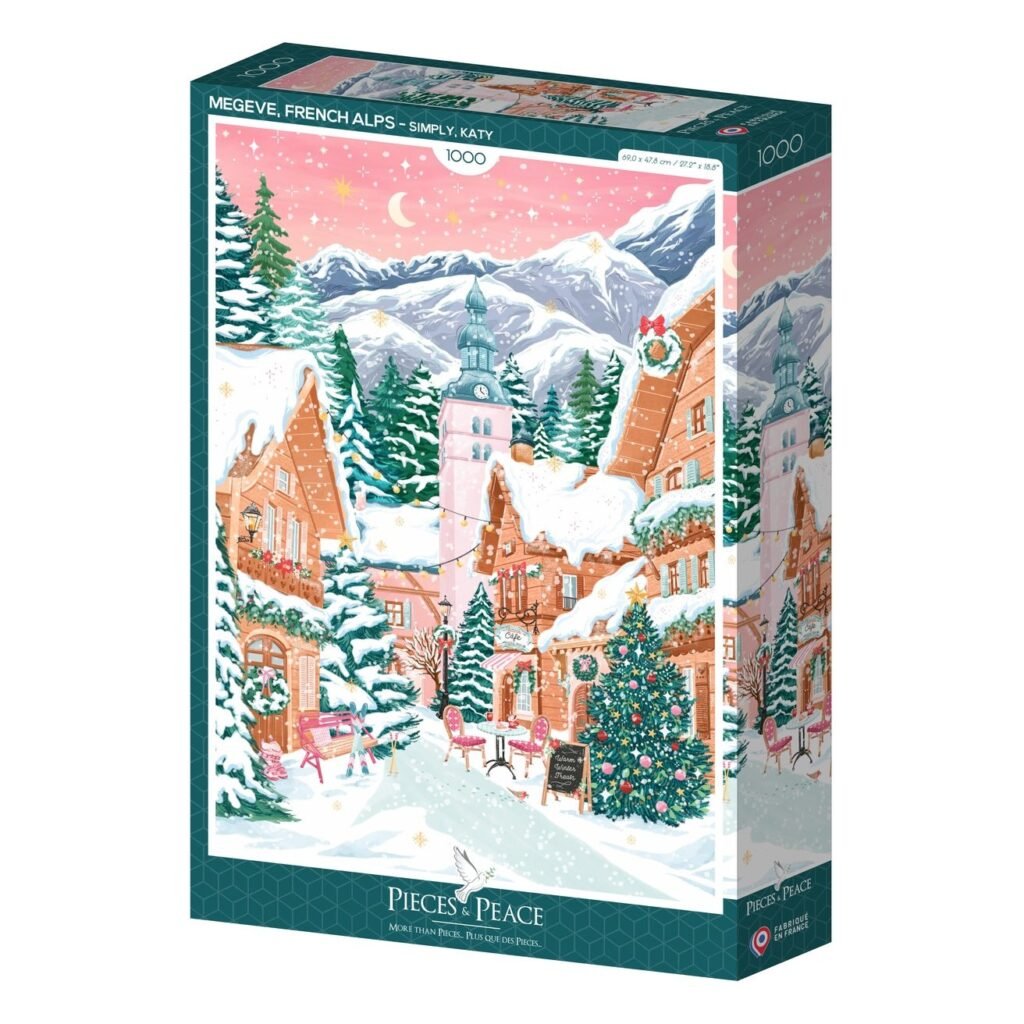 Puzzle 1000 pièces Megève, Pieces & Peace