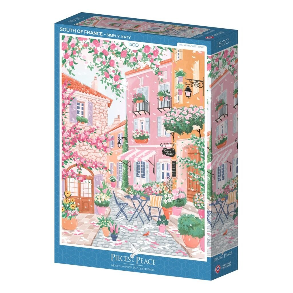 Puzzle 1500 pièces Sud de la France, Pieces & Peace