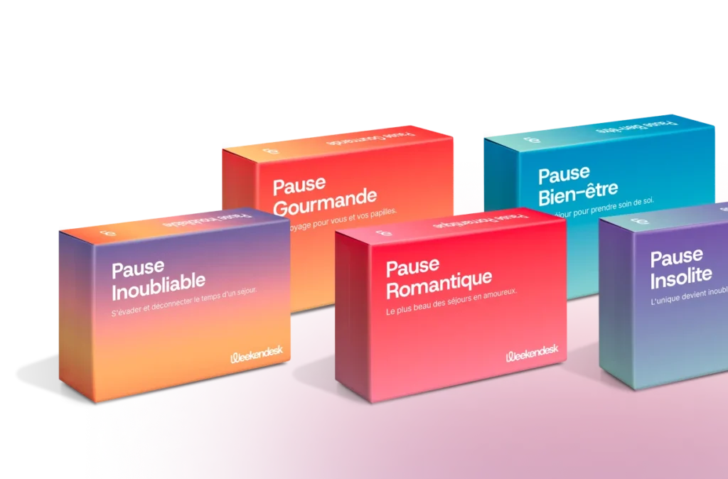 Coffrets cadeaux séjour Weekendesk