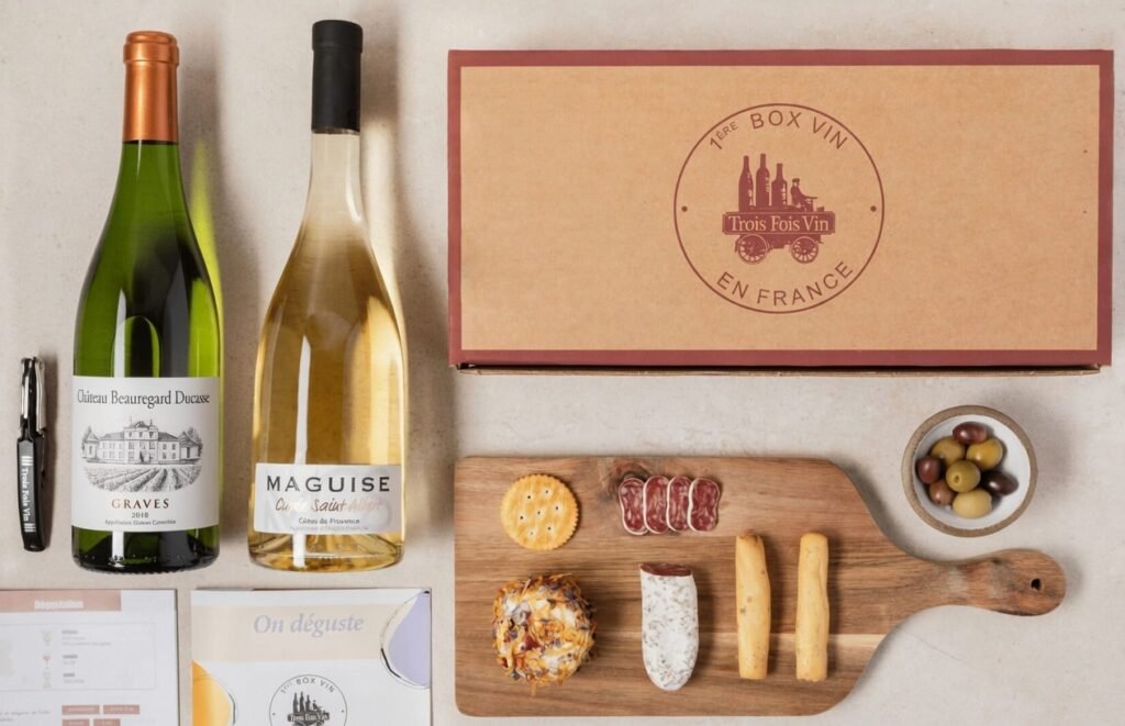 Box Alba de Trois Fois Vin, vins blancs