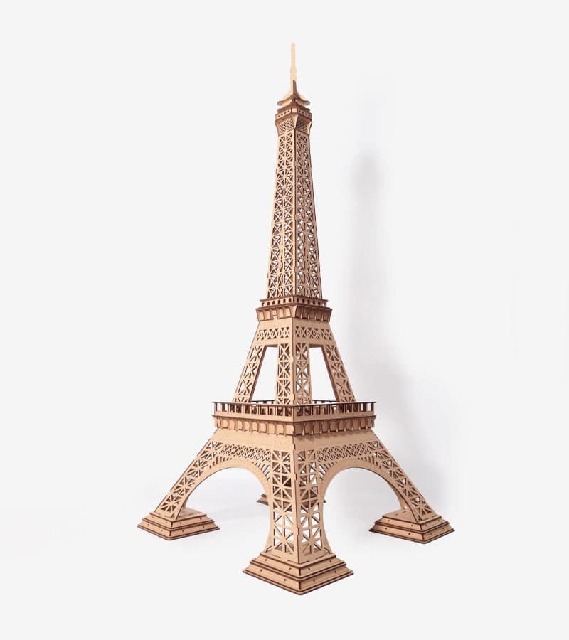 Maquette en bois de la tour Eiffel XXL à monter soi-même, L'Avant Gardiste