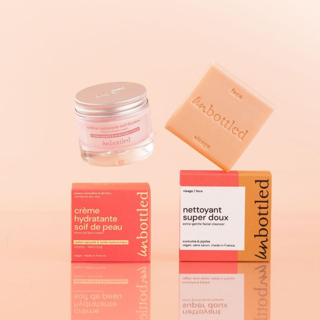 Duo visage Unbottled pour peaux normales à sèches