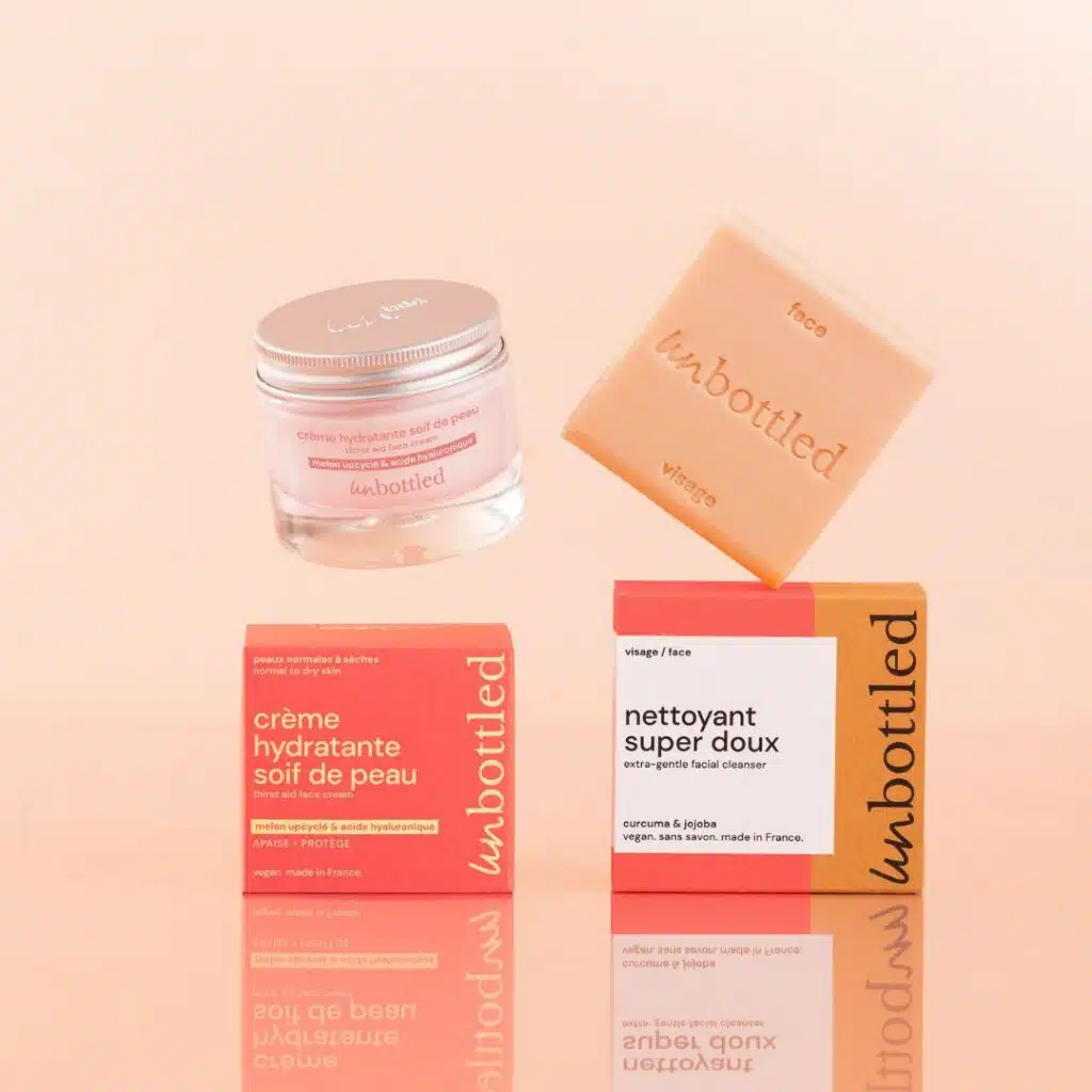 Duo visage Unbottled pour peaux normales à sèches