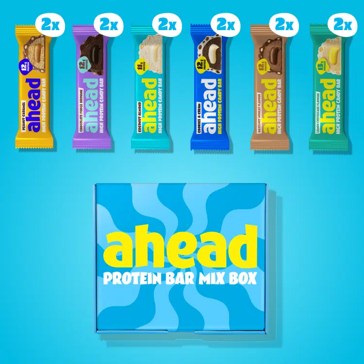 Coffret découverte de six barres protéinées ahead