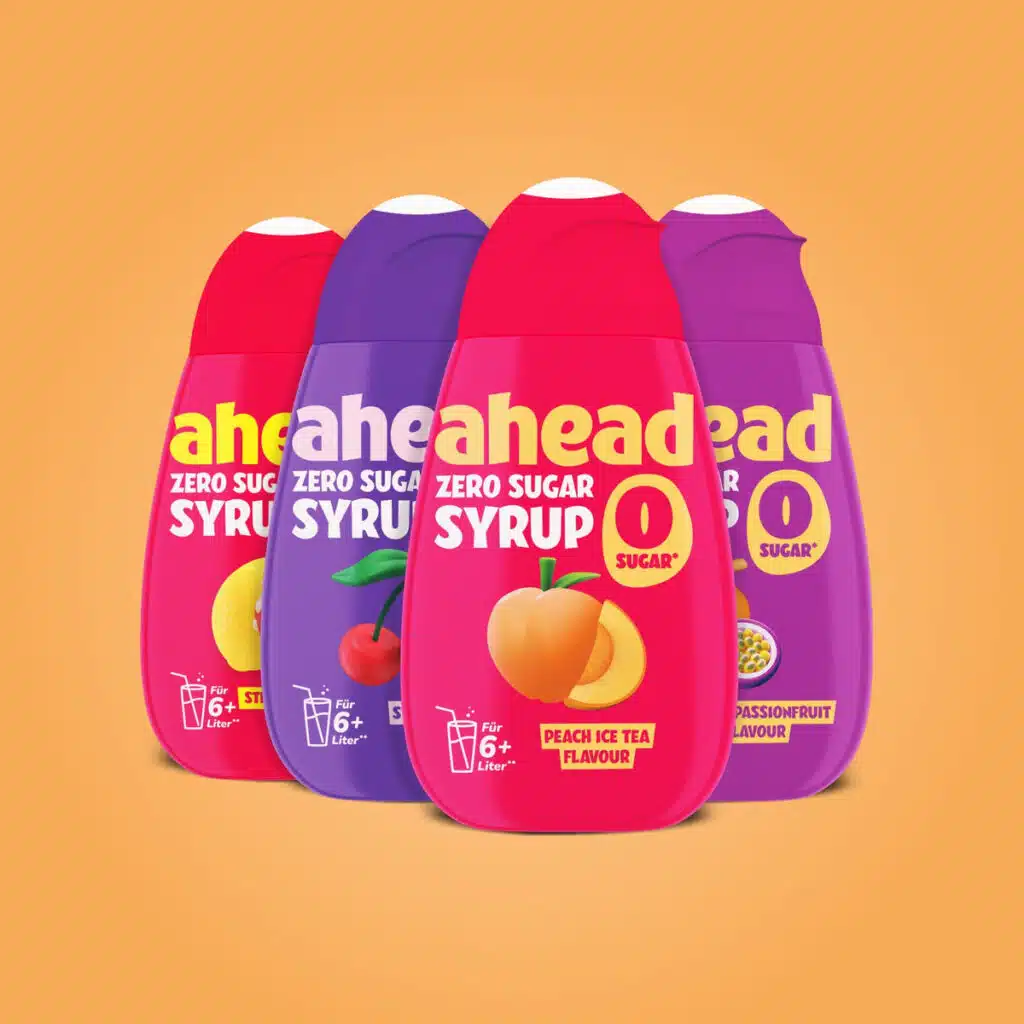 Coffret découverte de quatre sirops ahead