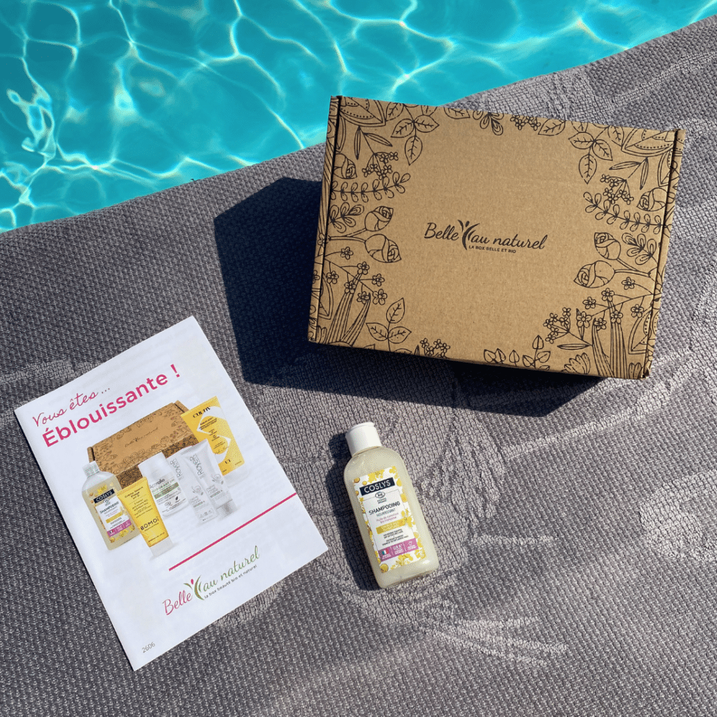 Produits de beauté bio reçus dans la box Belle au Naturel
