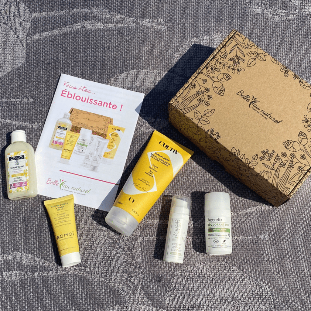 Déballé d une box beauté bio Belle au Naturel