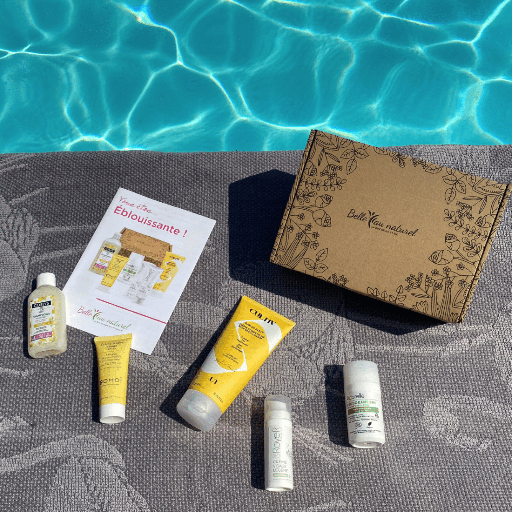 Contenu d une box beauté bio Belle au Naturel