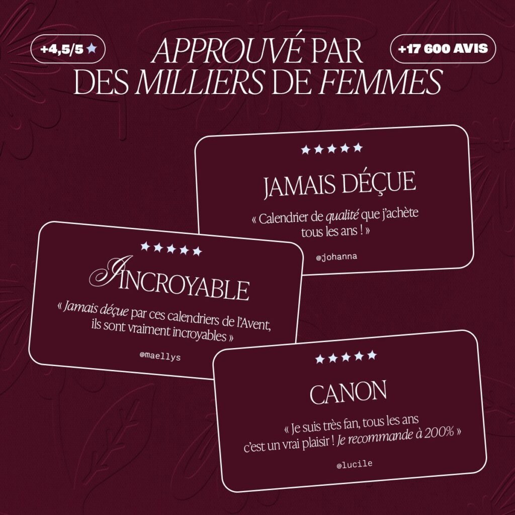 Calendrier de l’Avent Blissim 2026