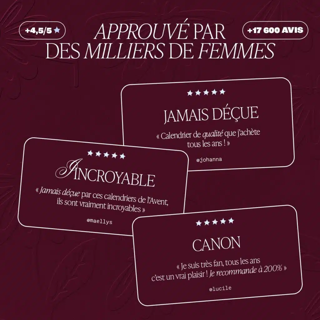 Calendrier de l’Avent Blissim 2026