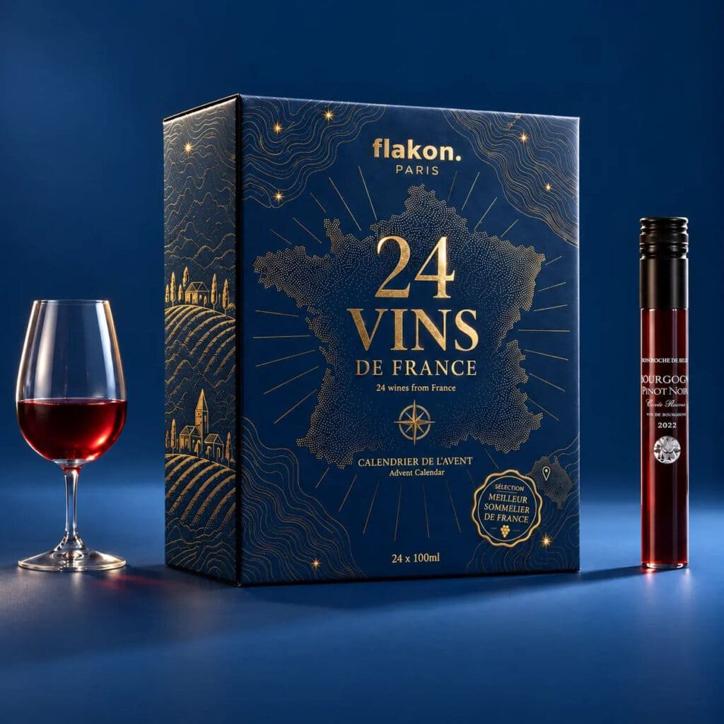 Calendrier de l'Avent - 24 Vins de France 2026, Flakon