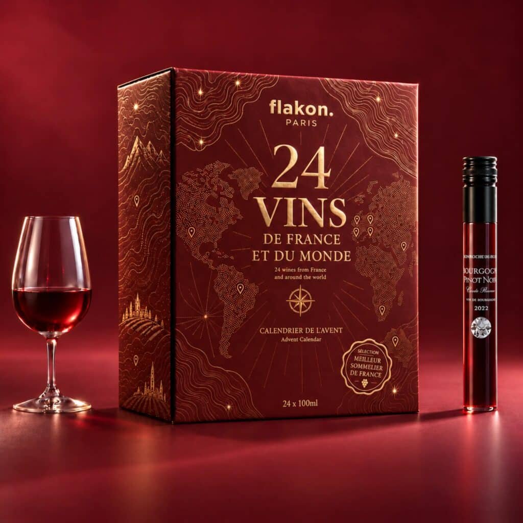 Calendrier de l'Avent - 24 Vins de France et du Monde 2026, Flakon