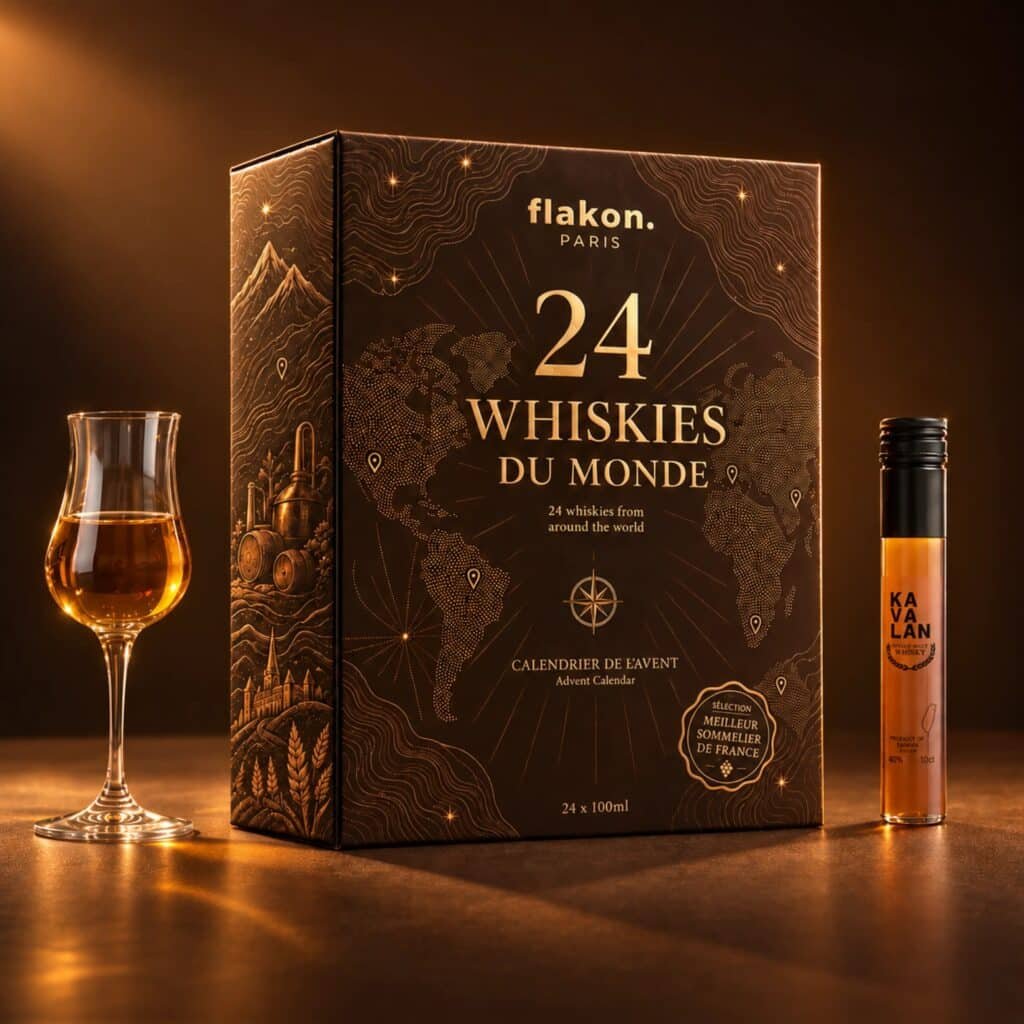 Calendrier de l'Avent - 24 Whiskies du Monde 2026, Flakon