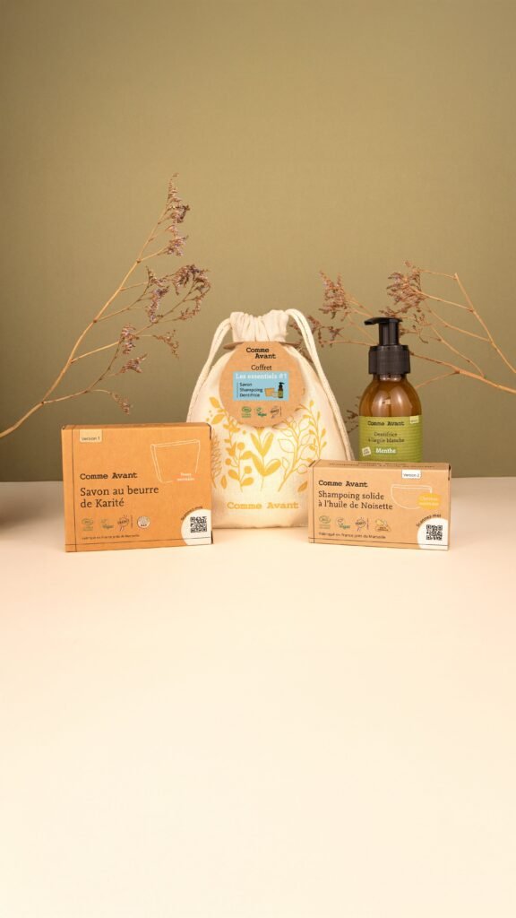Coffret essentiel shampoing solide Comme Avant