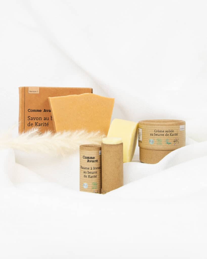 Trio de soins au beurre de karité Comme Avant