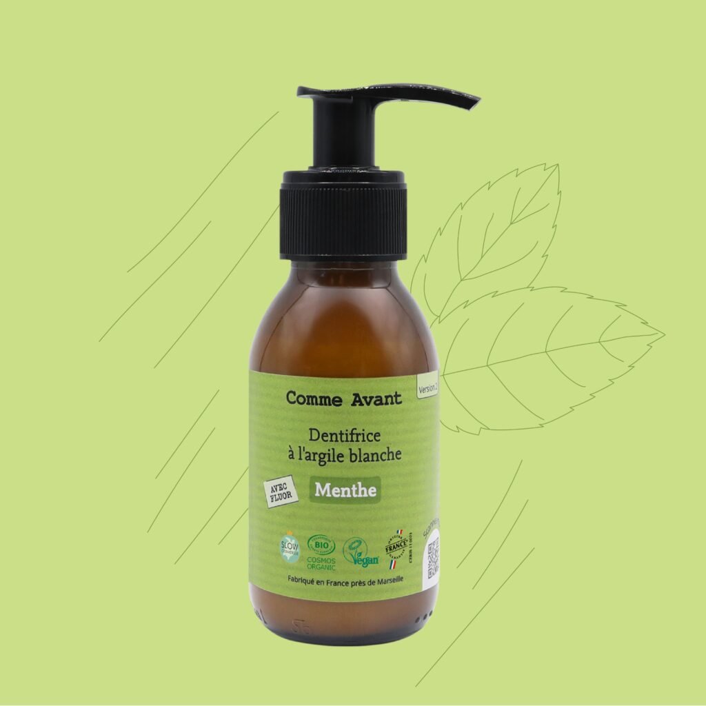Dentifrice en pâte à la menthe Comme Avant