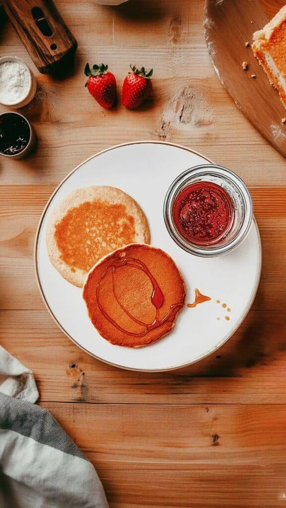 Pancakes du petit déjeuner Dietbon