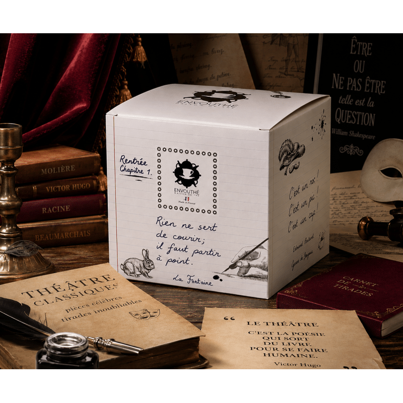 Box Envouthé de septembre 2026 sur le thème du théâtre