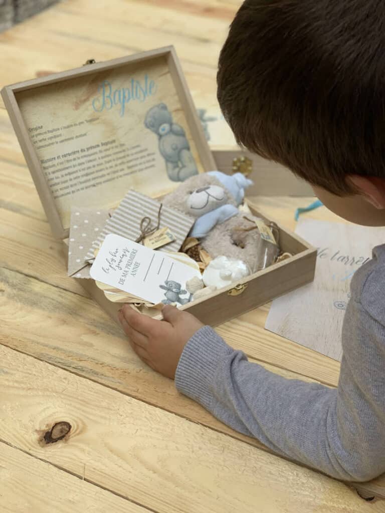 Box naissance Teddy Bear