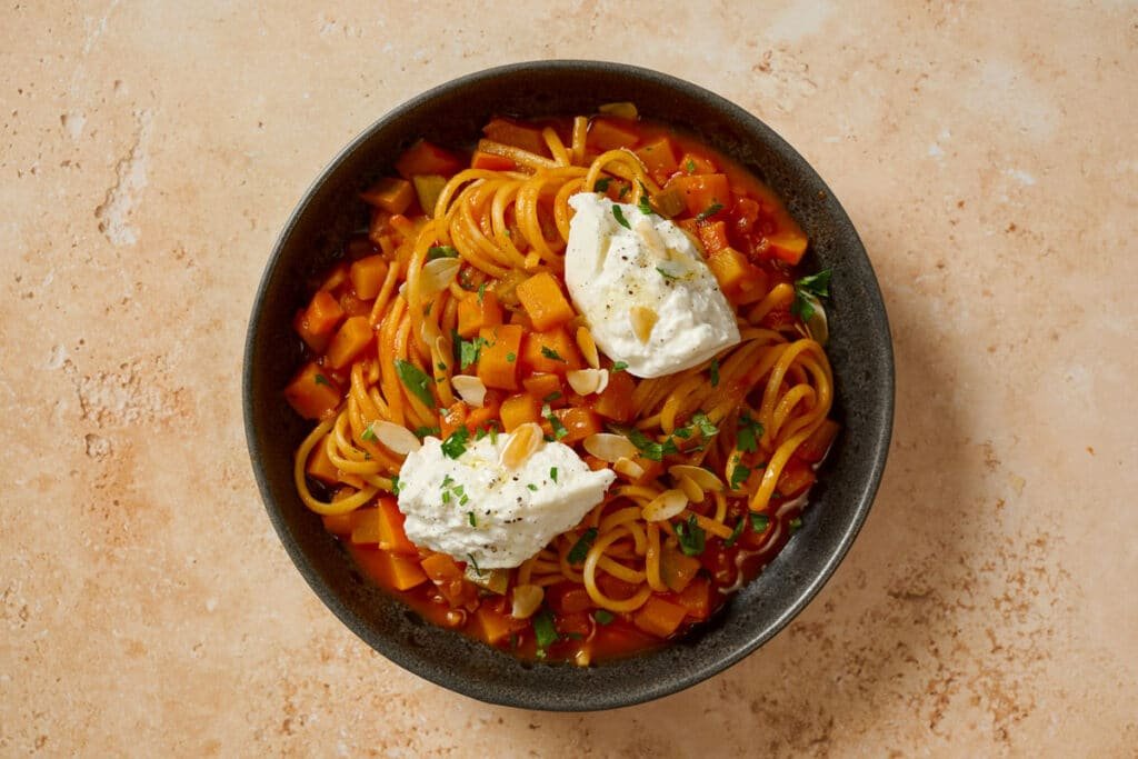 Linguine bolognaise de légumes de Cyril Lignac, recette HelloFresh