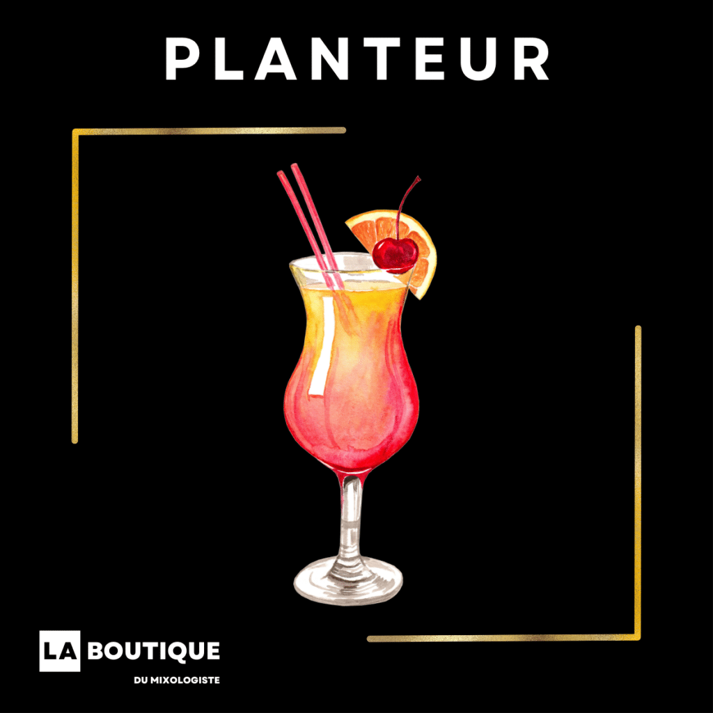 Cocktail Le Planteur aux deux rhums