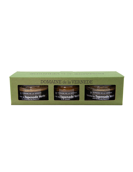 Coffret trio de tapenades La Vernède
