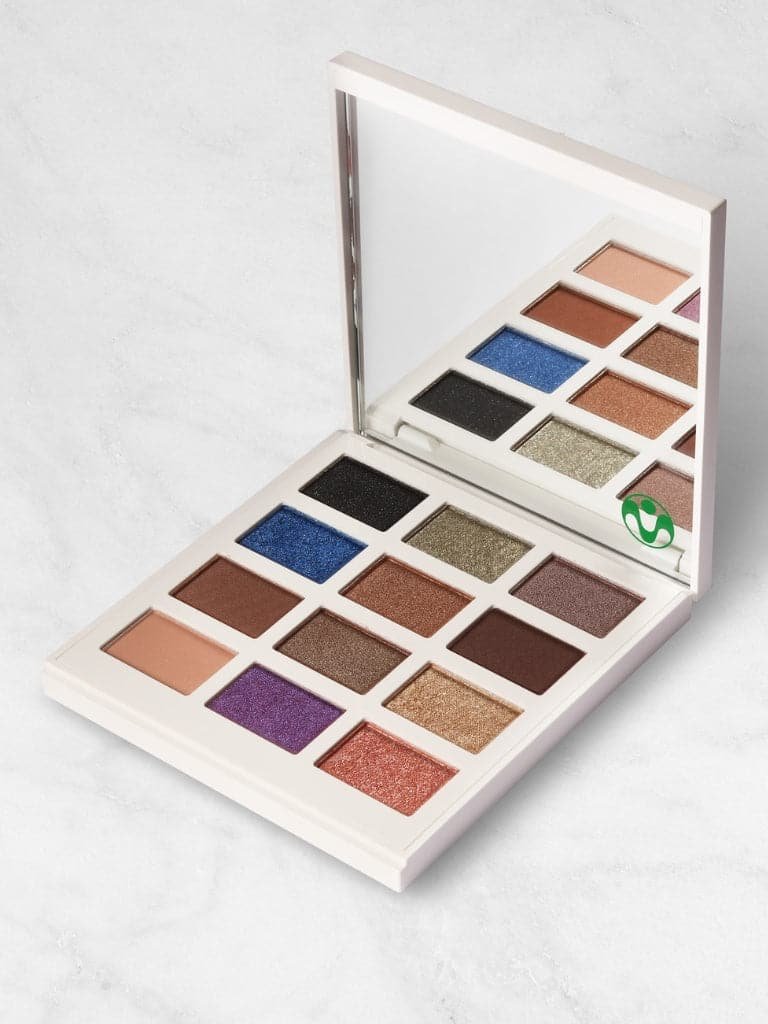 Palette de 12 fards à paupières Sublaïme ! ouverte