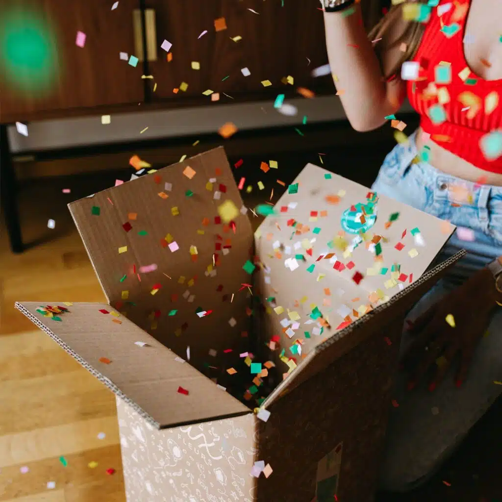 BAM Box et ses confettis