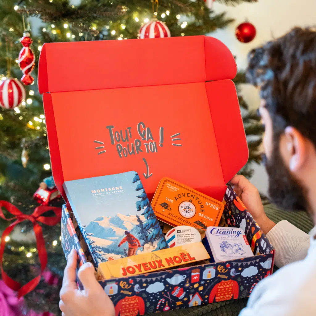 Cool Box de Noël remplie de cadeaux