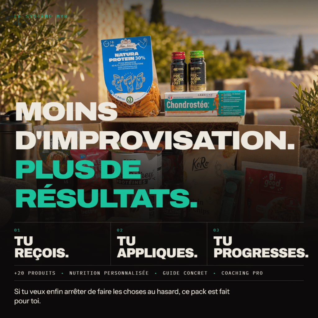 Sélection de produits protéinés MYR PROT BOX