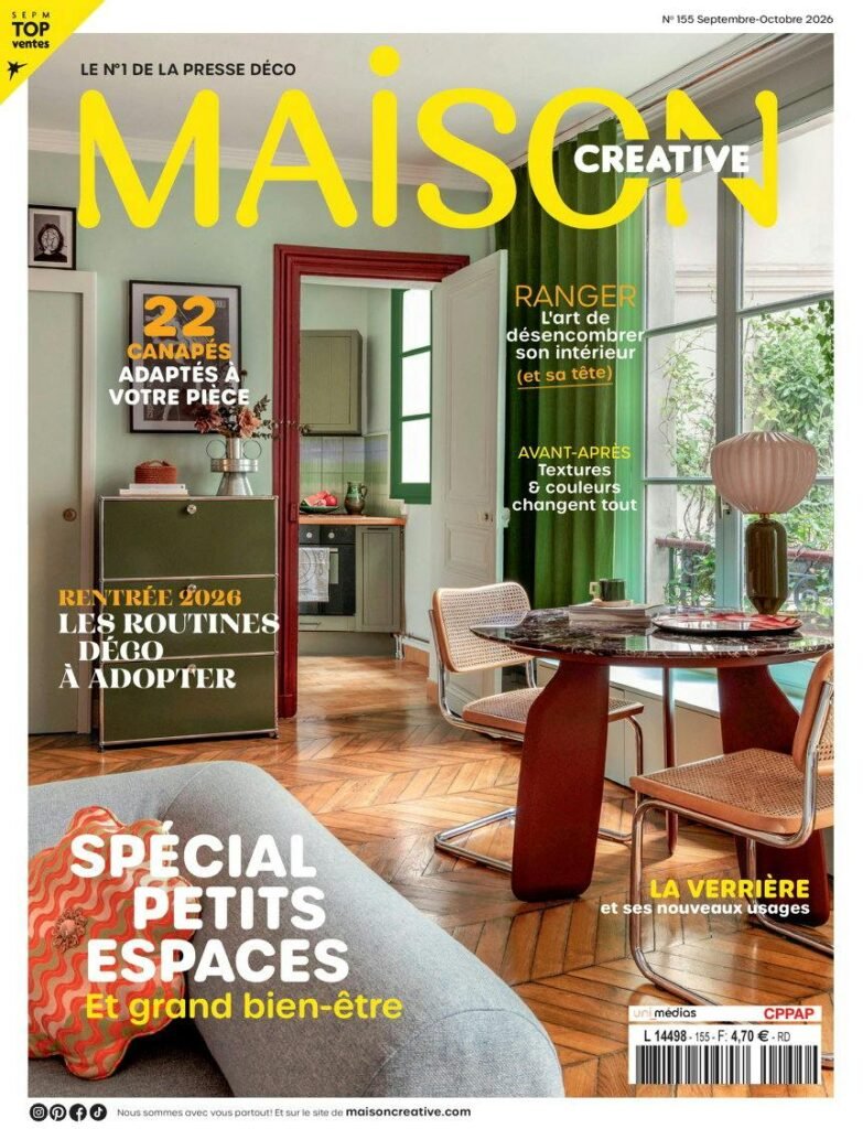 Couverture du magazine Maison Créative