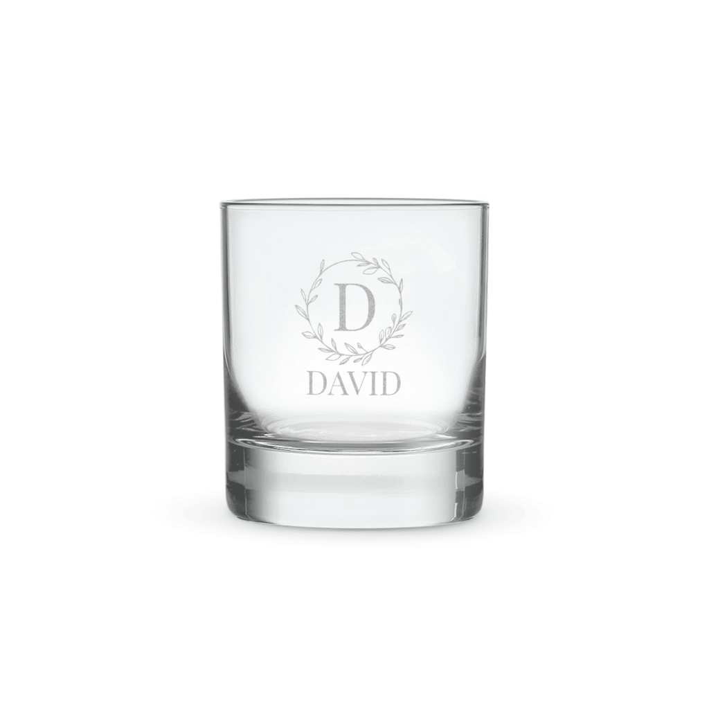 Verre à whisky gravé personnalisé