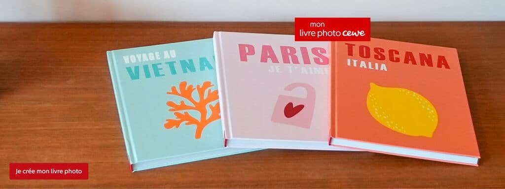 Livres photo CEWE de différents formats
