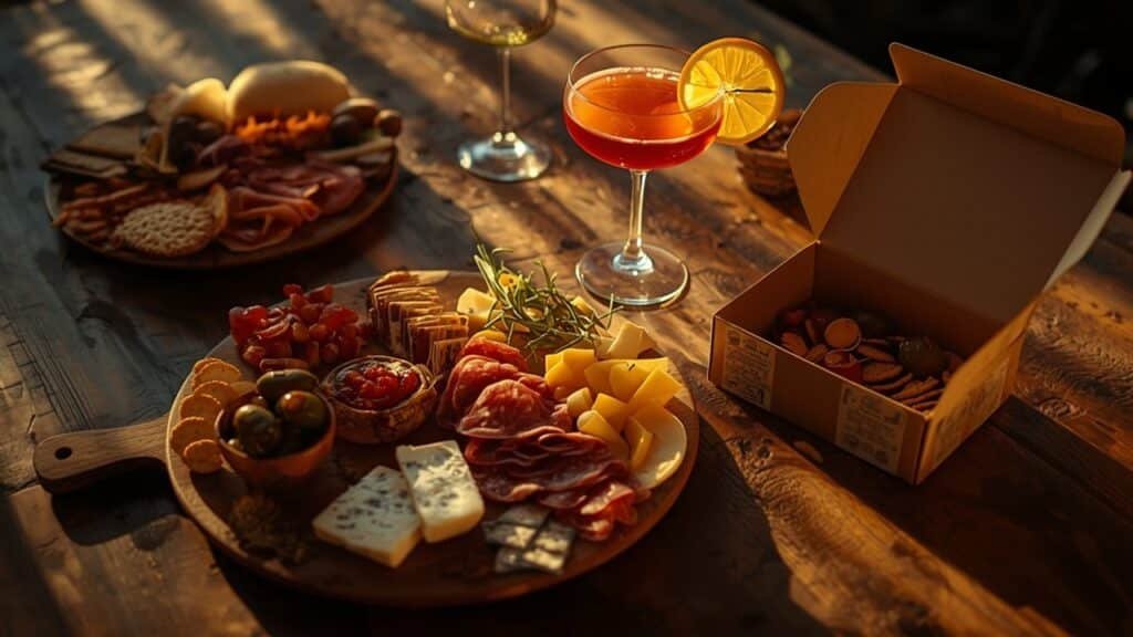 Comparatif des box apéro : planche apéritive, cocktail et coffret