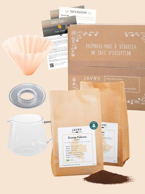 Coffret Café Origami Javry, dripper et carafe