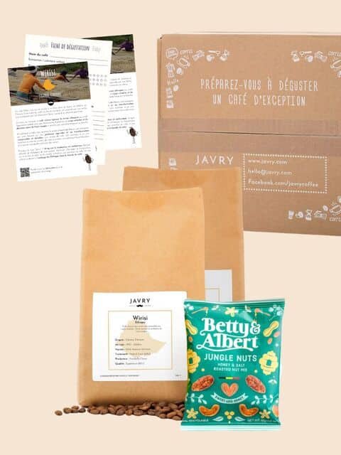 Coffret Pause Café en grains Javry