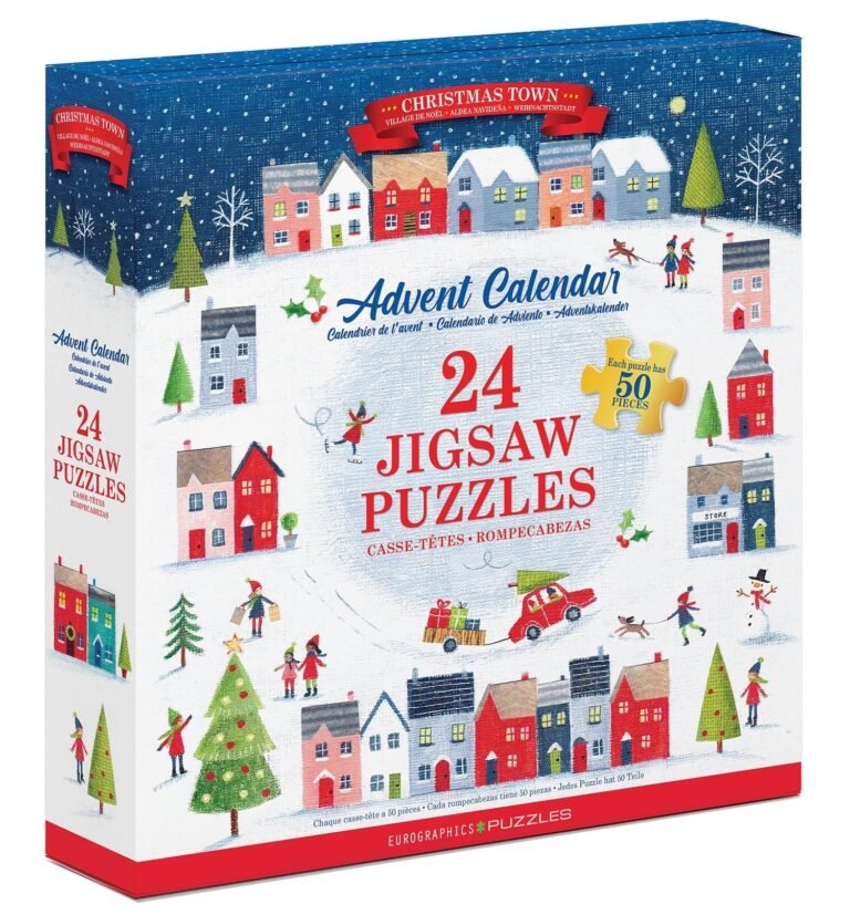 La Puzzlerie Ville de Noël, 24 puzzles