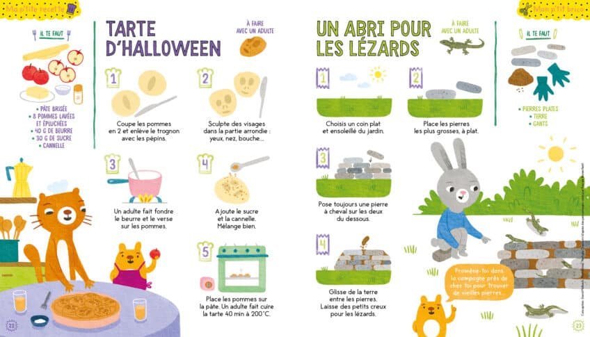 Pages d’activités nature de la Petite Salamandre