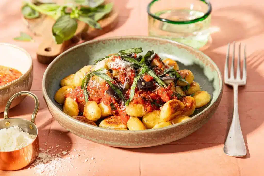 Gnocchis alla norma, recette Quitoque