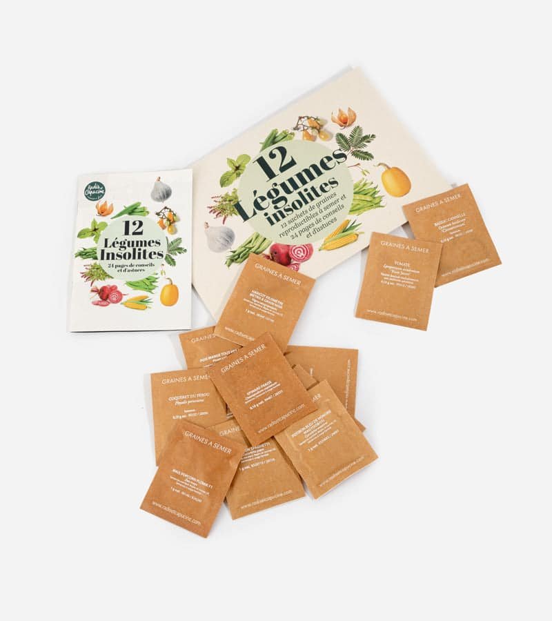 Coffret de graines de légumes insolites L’Avant Gardiste